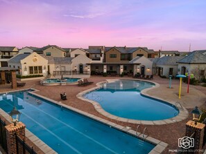 Clubhouse, Pool, and Hot Tub