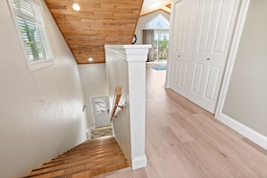 Staircase into the condo