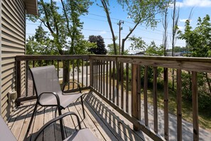 Watch the world go by from the deck