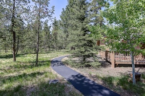 Bike Path Behind Deck