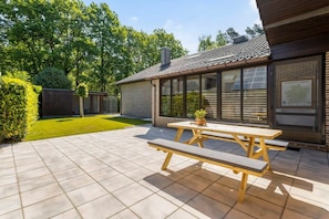 Spacious garden with terrace