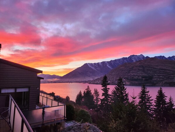 Sunrise from the deck