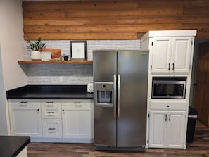 Refrigerator and pantry for snacks
