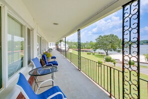 Shared Balcony | Lake View | Pet Friendly w/ Fee