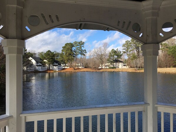 Beautiful view from the gazebo.