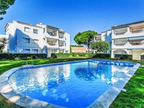 Bleu, Appartement, Recours, Condominium, Hôtel, Villa, Hacienda, Piscine, Ville Resort