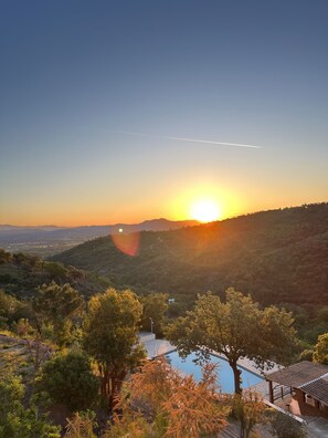 Lève du soleil depuis les terrasses 