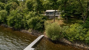 Property sits along side undeveloped land and a great fishing spot. 