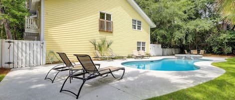2 Sandpiper - Private Pool And Lounge Chairs