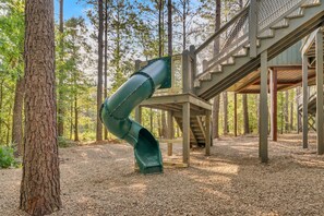 The kids will love the slide!