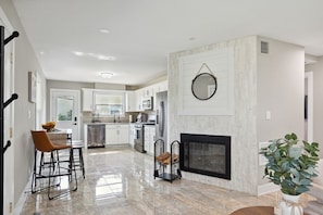 Floor, Indoors, Flooring, Fireplace, Furniture