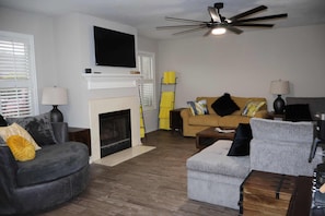 Living Room with Fireplace