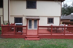Back Porch for Fenced in Yard