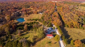 Aerial view to the north. 