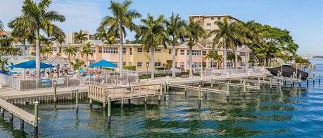 Blue Sea Renity is located in a beach condo resort in the Intercoastal