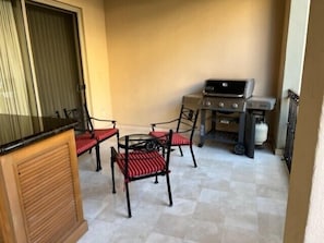 Expansive terrace part 2 with wet bar and grill.