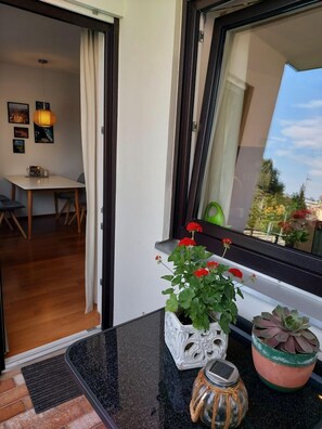Ferienwohnung 50qm für max. 2 Personen, mit Balkon-Balkon