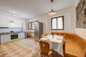 Kitchen and dining area