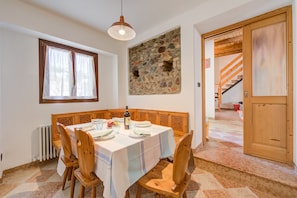 Kitchen and dining area