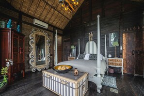 Bedroom with Ocean and Pool views