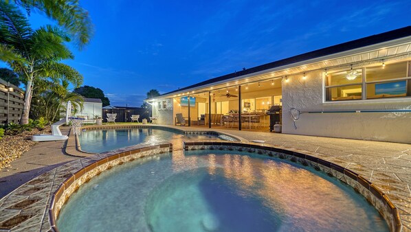 This outdoor space has everything you need or could want!