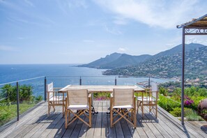 terrace and view