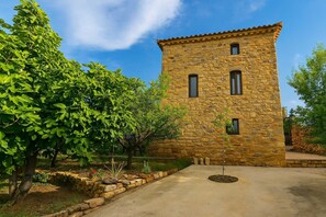 Enjoy the property's garden