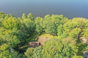 Aerial view of house