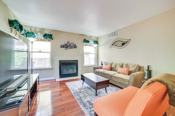 Reno Vacation Rental | 1,905 Sq Ft | 3BR | 2.5BA | Stairs Required