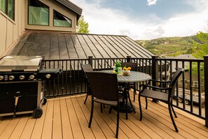 3rd Level Balcony with a BBQ