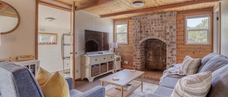 Cozy Living Room with television