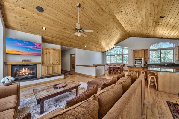 The best place to gather for movie nights, game nights, or just - The best place to gather for movie nights, game nights, or just some family time around by the fire.