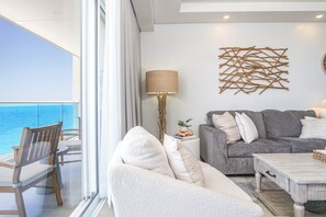 Love seat and decoration