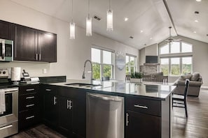 Open concept with plenty of natural lighting!