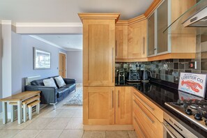 The kitchen at 1 Afon y Felin, Llyn Peninsula