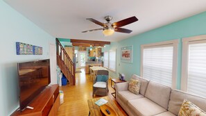 Open Floor Living and Dining Room