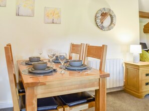 Dining Area | The Studio at Malt Kiln Cottage, Grizebeck, near Kirkby-in-Furness