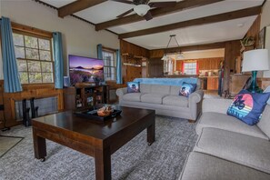 Enjoy lounging in the comfortable living room!