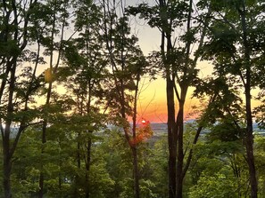 The Sun Set from our Patio