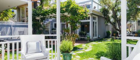 Back/side yard with gazebo