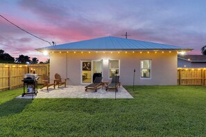 Back patio area