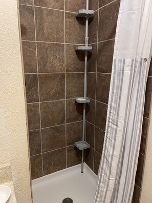 Inside shower 