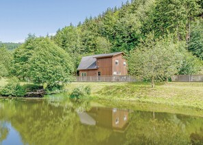 Saltspring Lodge Log Burner - Penvale Lakes Lodges, Llangollen