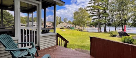 View from the deck of Schroon Lake