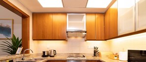 fully equipped kitchen