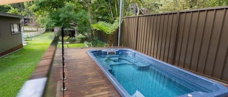 large swim spa, providing the perfect place to relax and rejuvenate.