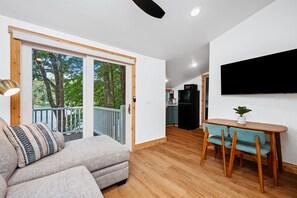 Bright colors and nature views create a perfect space to unwind!