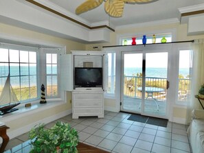 This condo is ocean and beach front!  