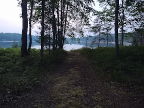 Evening view of the lake.