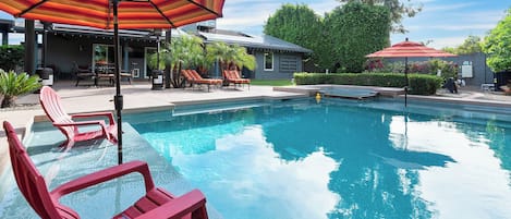 Pool with Lounge Chairs